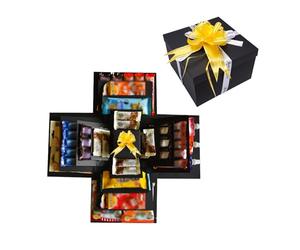 SoeUyd Boite Explosion Surprise, Boite Cadeau Surprise, DIY Boite Surprise | Boite Surprise Anniversaire pour Les Anniversaires, Noël, la Saint-Valentin, Les Mariages et Anniversaires de Mariage