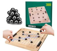 SoeUyd Jeu Echec Magnetique, Magnetic Chess Game, Échiquier Magnétique, Jeu MagnéTique, avec 20 Pierres Magnétiques, Convient aux Adolescents, aux Adultes, aux Réunions de Famille, aux Fêtes