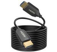 SOEYBAE Câble HDMI Fibre Optique 30m, 4K HDMI 2.0 Cable Supporte 4K 60Hz, 18Gbps, HDCP 2.2, 3D,HDTV, Compatible avec PS5 Lecteur Blu Ray Xbox 360 PS4 PS3 PC