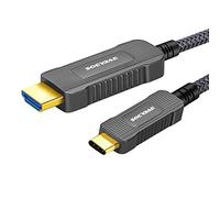 SOEYBAE Câble USB 3.1 type C vers HDMI Fibre Optique Câble 4K@60Hz 3840x2160 Compatible Thunderbolt 3 HDTV UHD (30M)