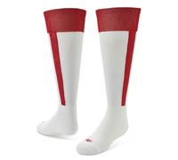 Sof Sole double Play Baseball Étrier sur l'équipe de veau Athletic Performance Chaussettes pour homme et Jeunesse, 2-pack, Homme, Rouge, Youth Small 10-4.5