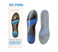 Sof Sole Gel Effect Insole - Léger, rembourré, respirant - idéal pour les pieds sensibles ou fatigués, ajustement adaptable à chaque chaussure