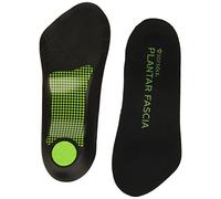 Sof Sole Semelles pour homme Soutien de la fascia plantaire 3/4 en gel, noir, 7-13