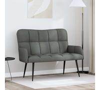 vidaXL Canapé 2 places Tissu moderne stylé