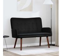 vidaXL Canapé Deux Places Vert foncé 115 x 61 x 87 cm Velours, Salon, canapé en Velours Moderne, fauteuils élégants, Coin Lounge stylé, loveseat Confortable, Confort Compact