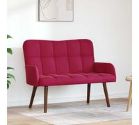 vidaXL Canapé Deux Places Rose 115 x 61 x 87 cm Velours, Sofa Élégant pour Salon, Loveseat en Velours, Canapé 2 Places, Idéal pour Petits Espaces