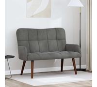 vidaXL Canapé Deux Places Rose 115 x 61 x 87 cm Velours, Sofa Élégant pour Salon, Loveseat en Velours, Canapé 2 Places, Idéal pour Petits Espaces