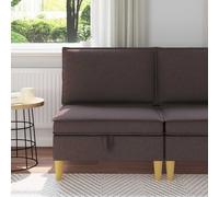Sofa avec rangement Tissu Pouf de Ottoman Salon d'intérieur moderne vidaXL vidaX