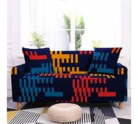 Sofa Cover Bleu Foncé Rouge Housse de Canapé d'angle Extensible Spandex Couvre Canape Lavable Housse pour Canapé Protection Antidérapante Universelle Recouvre Canape 2 Places