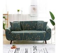 Sofa Cover Brun Vert Foncé Housse de Canapé d'angle Fauteuil Extensible Housse pour Canapé Lavable Spandex Couvre Canape Amovible Recouvre Canape Universel Antidérapant 1 Places