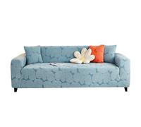 Sofa Cover Feuilles Tropicales Bleues Housse de Canapé d'angle Fauteuil Extensible Housse pour Canapé Lavable Spandex Couvre Canape Amovible Recouvre Canape Universel Antidérapant 1 Places