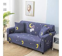 Sofa Cover Lune Rose Feuilles Housse de Canapé d'angle Fauteuil Extensible Couvre Canapé 3 Places Lavable Spandex Housse de Canape 3 Places Amovible Recouvre Canape Universel Antidérapant