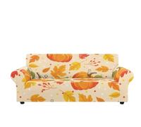 Sofa Cover Plantes Jaunes Housse de Canapé d'angle Extensible Spandex Couvre Canape Lavable Housse pour Canapé Protection Antidérapante Universelle Recouvre Canape 2 Places