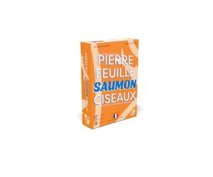 Sofa Edition - Pierre Feuille Saumon Ciseaux - Un Jeu de Mémoire Coopératif - 3 à 6 Joueurs - Dès 7 Ans - Partie de 15 Min, Orange