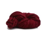 Sofa Fil de Coton Epais 1 Kg Fil Itinérant En Feutre Super Épais, Naturel Bon Marché, Couverture À Tricoter, Rotatif, Fournitures Tricotées La Main(Dark red)