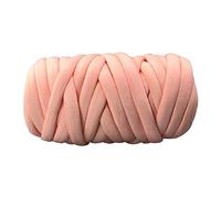 Sofa Fil de Coton Epais 1000g Tricot Super Chunky Couverture Vegan Braid Soft Bras Tapis Jetez des fils de couverture(Light pink)