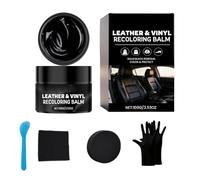 Sofa Fix - Après-shampooing liquide pour cuir, baume marron foncé, gel de restauration de texture | Rehausseur de couleur riche, pommade d'étanchéité protectrice pour réparer les vestes, les