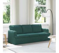 Sofa intérieure moderne vidaXL Canapé Vert foncé 201 x 80 x 85 cm tissu(3559）