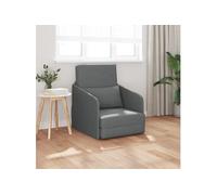 Vidaxl Sofa Gris Foncé Tissu 200 X 60 X 62 Cm Durable Gris