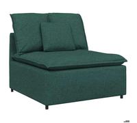 Sofa - Module central de canapé modulable avec coussins - vidaXL - vert foncé - 100 cm 4830724