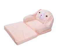 Sofa Pliable pour Enfants, canapé Convertible en Chair avec Un Chien de Dessin animé Rose Mignon, Un canapé Pliant des Enfants Confortable pour la Soirée Cinéma, Le (2 Niveaux)