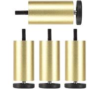 Sofa Support Feet,Height Adjustable Metal Replacement Feet, Aluminum Alloy Furniture Legs, Non-Slip Table Legs, for Beds, Coffee Tables, Bedside Tables,Gold-30cm/11.8in