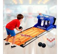SOFACHEN Jeu de Bowling Électronique pour Intérieur, Bowling Arcade avec Tableau de Score LED et Réinitialisation Automatique des Balles, Amusant pour Enfants et Adultes(2.5m)