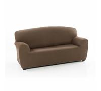 Sofakover® Housse de canapé Pocket Super élastique, Housse de canapé 4 Places, au Design Exclusif, Respirante, Confortable et Durable, Facile à Installer, 220-260 cm, Couleur Daim