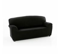 SOFAKOVER® Housse de canapé Pocket Super élastique, pour canapé 2 Places, au Design Exclusif, Respirante, Confortable et Durable, Facile à Installer. Dimensions : 140-180 cm. Couleur : Noir