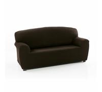 SOFAKOVER® Housse de canapé Pocket Super élastique, pour canapé 3 Places, au Design Exclusif, Respirante, Confortable et Durable, Facile à Installer, 180-220 cm, Couleur Marron