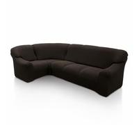 SOFASKINS Housse de canapé d'angle Super élastique, Lavable, de Haute qualité, Respirante, Confortable et Durable, Facile à Installer, Dimensions (340-540 cm), Couleur Marron