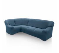 SOFASKINS Housse de canapé d'angle Super élastique, Lavable, de Haute qualité, Respirante, Confortable et Durable, Facile à Installer, Dimensions (340-540 cm), Couleur Bleu Ciel