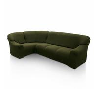 SOFASKINS Housse de canapé d'angle Super élastique, Lavable, de Haute qualité, Respirante, Confortable et Durable, Facile à Installer, Dimensions (340-540 cm), Couleur Herbe