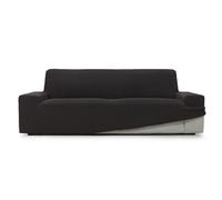 SOFASKINS® Housse de canapé Super élastique, 4 Places, Respirante, Confortable et Durable, Facile à Installer, Dimensions (230-270 cm), Couleur : Noir