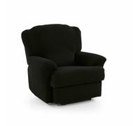 SOFASKINS® Housse de Fauteuil de Relaxation inclinable, Super élastique, avec Design Exclusif, Respirante et Durable, Housse de canapé Facile à Placer 70-90 cm, Couleur Noire