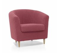 SOFASKINS® Housse pour Fauteuil - Housse de canapé Super élastique - Design Exclusif - Respirant et Durable - Facile à Installer - Dimensions 60-90 cm - Rose Clair
