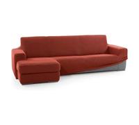 SOFASKINS® Super Stretch Chaise Longue Cover, Housse de canapé Gauche Bras Court, Housse de canapé Respirante, Confortable et Durable, Dimensions de canapé compatibles (210-340 cm), Couleur CHAUDIÈRE