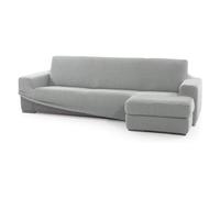 SOFASKINS® Super Stretch Chaise Longue Cover, Short Arm Sofa Cover Housse de canapé Droite, Respirante, Confortable et Durable, Dimensions (210-340 cm), Couleur Gris Clair