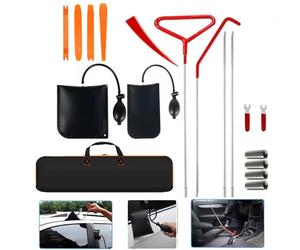 Sofdicht Outils de Retrait de Garniture pour Panneau Accessoires Porte Autoradio Tableau de Bord de Voiture 18 Pièces kit Ouverture Porte Voiture, Sac de Rangement À cale À air