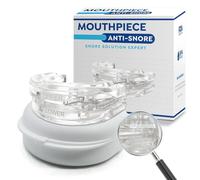 Sofela AirFlow - Dispositif contre le ronflement et l'apnée du sommeil, Gouttiere anti Ronflement, Apnée du Sommeil Sans Fil pour Adultes (Blanc)