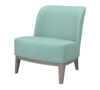 Soferia Housse de Rechange Compatible pour Stockholm Fauteuil, Tissu Eco Leather Mint, Vert