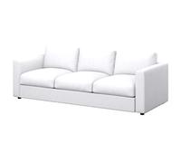 Soferia Housse de Rechange Compatible pour VIMLE canapé 3 Places, Tissu Eco Leather White, Blanc