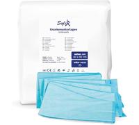 Sofex Alèses jetables 60x90 cm - 100 pièces, 5 couches - alèses médicales de lit incontinence, alèse jetable pour bébé, alèse pour chien, alèses jetables absorbantes, anti-fuites et antidérapantes