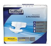 Soffisof Classic Couches Adultes Extra M - 15x Couche Adulte Incontinence, Absorption 7 Gouttes, Change Complet Adulte Taille M (80-110 cm) - Paquet Individuel