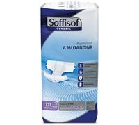 Soffisof Classic Couches Adultes Maxi XXL - 15x Couche Adulte Incontinence, Absorption 9 Gouttes, Change Complet Adulte Taille XXL (155-175 cm) - Paquet Individuel