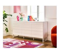 Sofia - buffet bas - blanc mat - 110 cm - Blanc