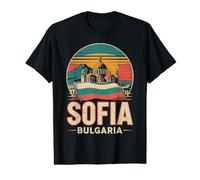 Sofia Bulgarie Souvenir de Voyage Scène vive T-Shirt Graphique avec Valeur