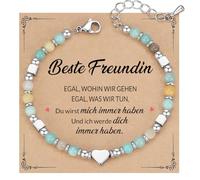 SOFIA FERRER Cadeau idéal pour votre meilleure amie, bracelet en acier inoxydable pour femme avec dédicace touchée, bracelets d'amitié, cadeau pour sœur, amies, idée de cadeau, anniversaire (meilleur)