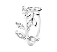 Sofia Milani - Bague pour Femmes en Argent 925 - avec Pierre de Zircon - Bague avec Motif en Forme de Cercle Branche - 10097-12 (16.6)