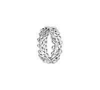 Sofia Milani - Bague pour Femmes en Argent 925 - avec Pierre de Zircon - Bague avec Motif en Forme d'Ornement Cercle - 10086-14 (17.2)